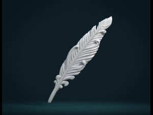 good feather 3D Print Model