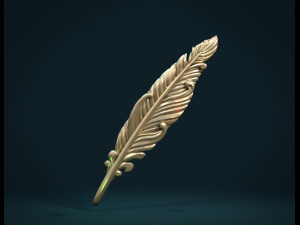 good feather 3D-printmodel