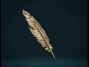 good feather 3D-printmodel