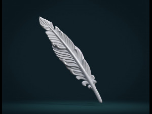 good feather 3D-printmodel