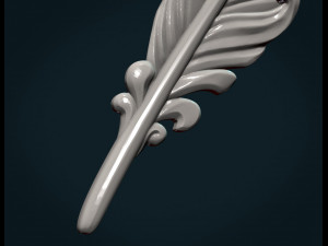 good feather 3D-printmodel