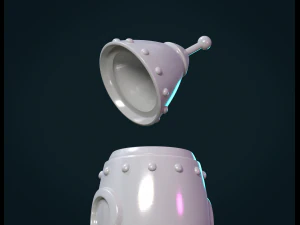 cartoon rocket 3D Print Model