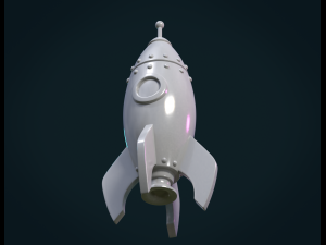 cartoon rocket 3D Принт Модель