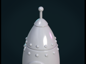 cartoon rocket 3D Принт Модель