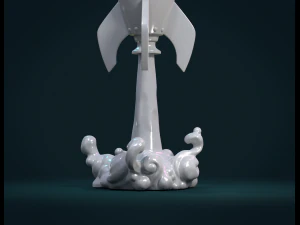 cartoon rocket 3D Print Model