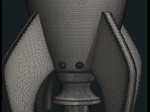 cartoon rocket 3D Print Model