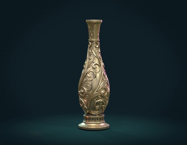 vase Modelo de Impressão 3D .c4d .max .obj .3ds .fbx .stl .blend 