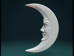 crescent relief 3D Принт Модель