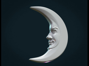 crescent relief 3D Baskı Modeli