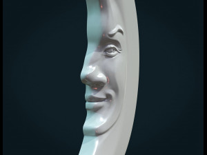 crescent relief 3D Baskı Modeli