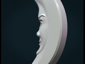 crescent relief 3D Baskı Modeli