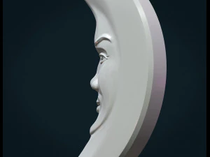 crescent relief 3D Print Model