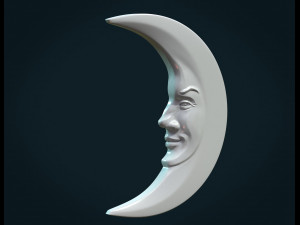 crescent relief 3D Baskı Modeli