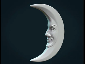 crescent relief 3D Print Model