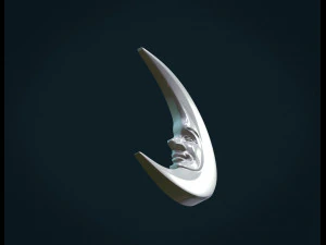 crescent relief 3D Print Model