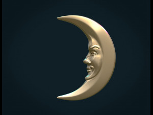 crescent relief 3D Baskı Modeli