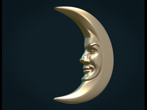 crescent relief 3D Baskı Modeli