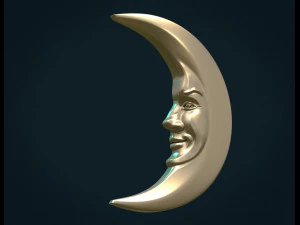 crescent relief 3D Print Model