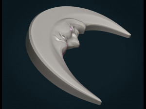 crescent relief 3D Baskı Modeli