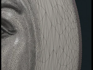 crescent relief 3D Print Model