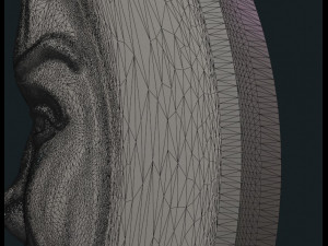 crescent relief 3D Baskı Modeli