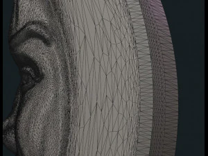 crescent relief 3D Print Model