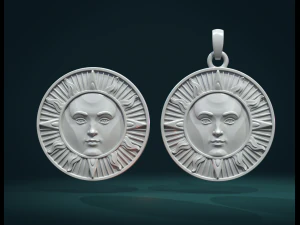 sun pendant 3D Print Model