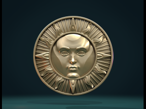 sun pendant Modèles 3D en vedette
