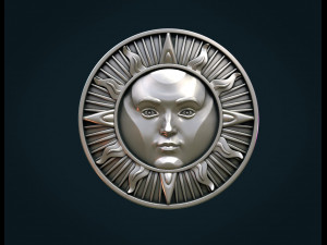 sun pendant Modèles 3D en vedette