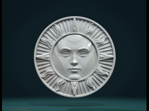 sun pendant Modèles 3D en vedette