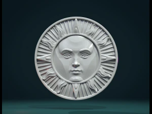 sun pendant 3D Print Model