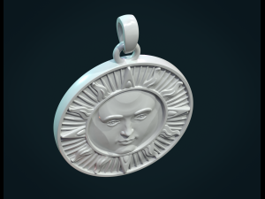 sun pendant Modèles 3D en vedette
