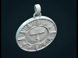 sun pendant 3D Print Model