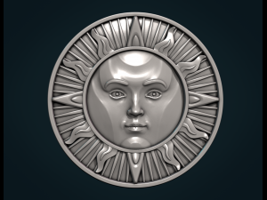 sun pendant Modèles 3D en vedette