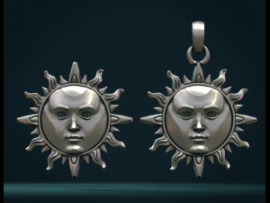 sun pendant ii 3D-printmodel