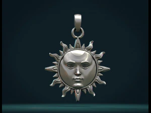 sun pendant ii 3D Print Model