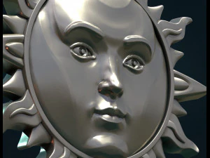 sun pendant ii 3D Print Model