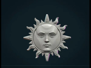 sun pendant ii 3D Print Model