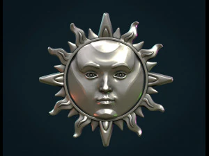 sun pendant ii 3D Print Model