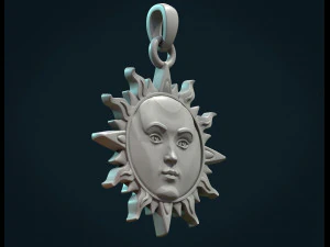 sun pendant ii 3D Print Model