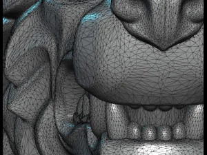 wolf sculpture 3D Print Model