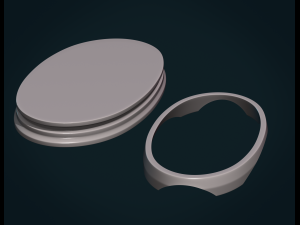 sculpture base 3D-Druckmodell