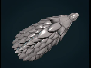 wolf head v 3D Print Model