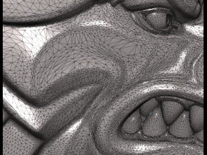 wolf head v 3D Print Model