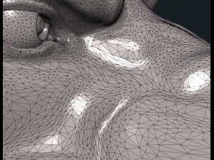 wolf head v Model Cetak 3D