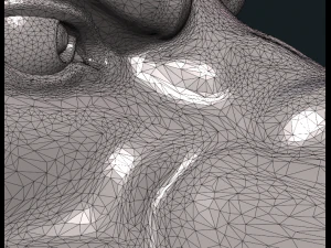 wolf head v 3D Print Model