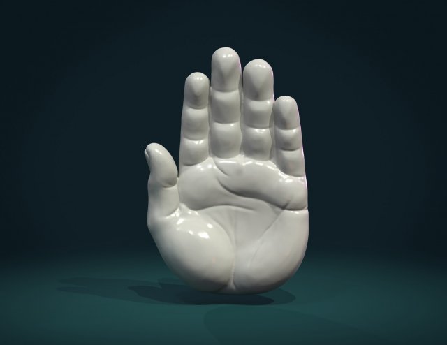 palm hand Modèles 3D en vedette .c4d .max .obj .3ds .fbx .stl .blend 