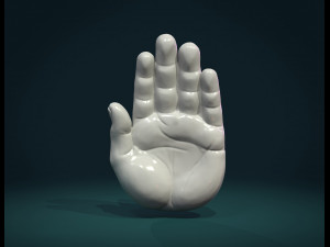 palm hand Modelo de Impressão 3D