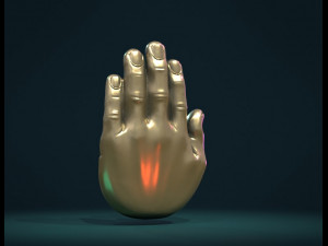 palm hand Modèles 3D en vedette