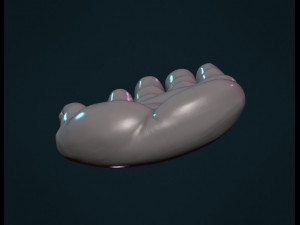 palm hand Modèles 3D en vedette